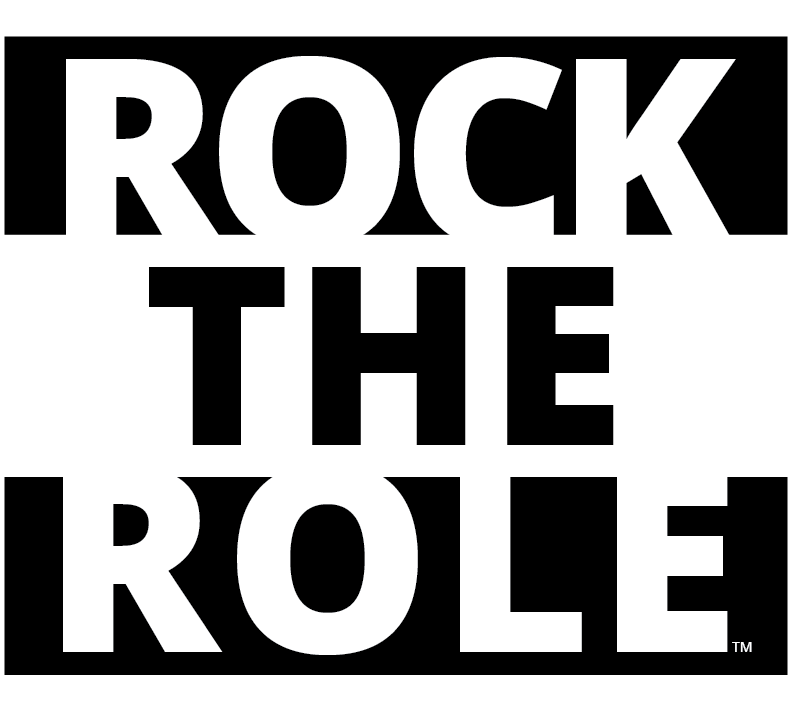 Rock the Role Wording on a Transparent Background